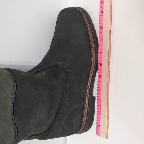 Anfibio Waterproof black and Green Leather  Winter women's Boots Size 40 US 9.5 - Picture 6 of 13